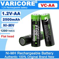 VariCore 1.2V AA 2500mAh Ni-MH Rechargeable battery aa for Temperature gun remote control mouse toy batteries