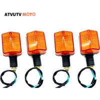 4 sztuk motocykl 12V tylny kierunkowskaz lampka kontrolna Winker migacz miga dla Honda XR650L 1993-2020 XR250L 1991-1996