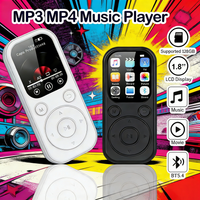 MP3 Bluetooth Player with Type-C Port for Fast Charging 5.4 Bluetooth Version Expandable Memory Card FM Recording E-Book Feature