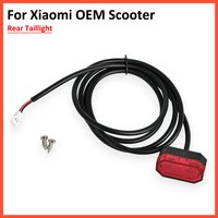 Rear Fender Warning Flashing TailLight for 4 Screws Hole Mudguard Electric Scooter Light Lamp Safety Replace Parts