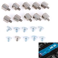 * New Sale 10Set Hand Tool Mounting Stand Off Screw Hex Nut for A-SUS M.2 SSD Motherboard