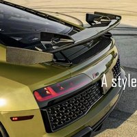 Real Carbon Fiber Rear Trunk Lid Spoiler Wing, Sport Modification Kit for Audi TT TTS TTRS R8 MK2 MK3 Car Accessories
