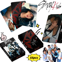 New skzoo Stray Kids Changbin Lee Know Bangchan 55 random small cards high-appearance DIY printed student collectible postcards