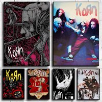 K-KORN Rock Band Poster Wall Art HD Print Gift For Metal & Hardcore Rock Fans Decorative Wall Art for Bedrooms and Dorms
