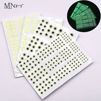 MNFT Mixed Size Luminous Holographic 3D Epoxy Fish Eyes for Fishing Fly DIY Lures Jig Baits Crankbaits Making Material 3mm~10mm