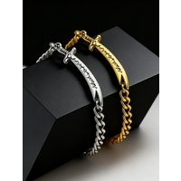 Zulfiqar Sword Bracelet for Men Stainless Steel Imam Ali Sword Adjustable Bracelet Muslim Islamic Amulet Fashion Jewelry Gifts