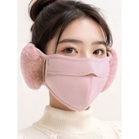 AliExpress NONE Winter Warm Thermal Earmuffs Mask Simple Windproof Dustproof Earflap Wrap Mask Ear Warmer Earflap Fleece Cycling Mask