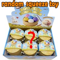 Blind box Colorful Simulated Dumpling Squishy Relaxing Relieve Anxiety Antistress Enhance Happiness Rebound Squeeze Reliever Toy