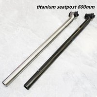 Folding bike titanium seatpost 31.8x600 for brompton seat tube 600mm forward leaning seatpost