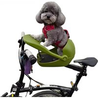 Environmentally friendly pet bicycle seat HDPE material 6.5kg capacity, suitable for small cats and dogs
