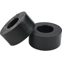 4 Pieces Rubber Weight Plate Spacers for Fitness Barbell Guide Rods Shockabsorbing Washers Suitable for 26mm Diameter Rods
