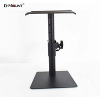 D-MOUNT TP-10 universal steel speaker desk stand on table holder 205mm-350mm flat top