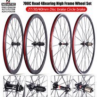 Novatec 700C Road Bicycle Wheel Set Disc brake D981/982SB Circle brake A271/F372SB F582SB 4Bearings 27/30/40mm High Frame wheels