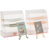 1:12 Dollhouse Miniture Simulation Cake Cabinet Model Decoration Accessories Toys