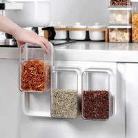 Hanging Sealed Tank Food Grade Large Capacity Grain Storage Tank Rectangular Transparent Moisture-proof Fresh-keeping Box