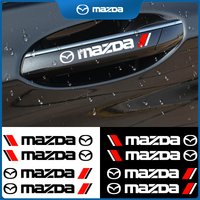 4pcs Car Styling Door Handle Stickers Tire Rear View Mirror Decals For Mazda 3 Alexa CX4 CX5 CX8 CX-5 CX-3 Atenza Demio MPS