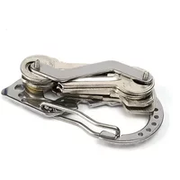 Edc Pocket Key Organizer Bottle Opener Outdoor Portable Keys Holder Keyring Wallets Car Key Chain Collector Accessories Tools