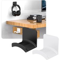 Headphone Bracket Storage Hook Dormitory Wall-mounted Computer Headset Holder Earphone Display Stand Racks
