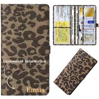 Customizable Leather Car Organizer for Registration Insurance And Driver License Cards Personalized Gift for Drivers