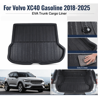 For Volvo XC40 (Gasoline) 2018–2025 Trunk Mat Car Rear Trunk Mat Boot Luggage Tray Floor Liner Pad Mat Cargo Carpet Mud
