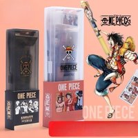 One Piece Luffy Stationery Gift Box Animation Peripheral Kawaii Boys and Girls One Piece 0.5 Black Gel Pen Set Holiday Gift