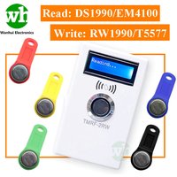 TMRF-2RW iButton Duplicator RFID 125KHz Rewritable Cloner Copier Reader Writer for DS1990A TM1990A EM4100 EM4305 T5577 Key Token