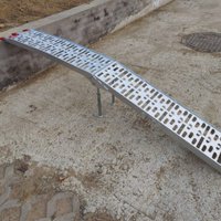ATV Loading Ramp Hinged Motorcycle Loading Ramp Foldable Drainage