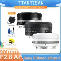TTArtisan APS-C Auto Focus 27mm F2.8 Large Aperture Lens for Fuji X Mount XF Sony E Nikon Z XT30 XA5 XS10 XM5 XT4 ZFC A6600 A7C