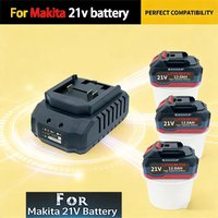 21V 6.0Ah 12.0Ah For Makita 18V Battery Power Tools Li-ion Replacement LXT BL1850 BL1860 DDF487 for 18V/21V Screwdriver with BMS
