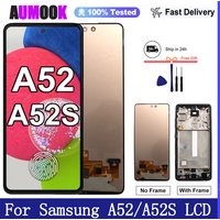 New AMOLED Display For Samsung Galaxy A52 4G/5G LCD Display Touch Screen Digitizer For Samsung A52S 5G LCD Display Replacement