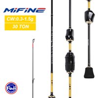 Mifine MOTRAL DRAW Ultralight XUL Spinning Fishing Rod Lure 0.3-1.5G 30T Carbon Fiber Fuji/RA Rings Solid Tips For Trout Fishing