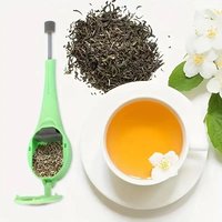 Tea Infuser Built-in plunger Healthy Intense Flavor Reusable Tea bag Plastic Tea&Coffee Strainer Measure Swirl Steep Stir&Press