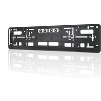 2Pcs Car Licence Plate Bracket Black Number Plate Holder EU Standard License Plate Frame Cover Anti-corrosion
