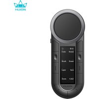 Huion Keydial Remote Mini Wireless Keyboard Dual-dial Controller Bluetooth Connect to Computer Windows macOS iPadOS iOS Android