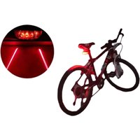 AliExpress NONE 5 LED Bike Tail Lamp Night Riding Laser Light Outdoor Cycling Waterproof Safety Warning Taillight