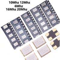 5PCS 10Mhz 12Mhz 5*7 5070 Active Crystal Oscillator SMD OSC 6Mhz 7050 New Crystal Oscillator 4PIN 16Mhz 20Mhz 24Mhz