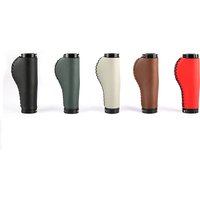 AliExpress NONE CXWXC 1 Pair Bicycle Grips MTB Road Bike Anti-Skid Shock Absorption Lockable Fiber Leather Cycling Ergonomics Handlebar Grips