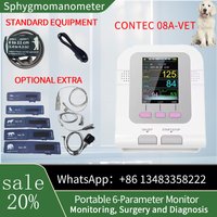 CONTEC08A Vet use Electronic Sphygmomanometer Digital Blood Pressure Veterinary Vet Use Monitor Pets Dog Cat Horse etc
