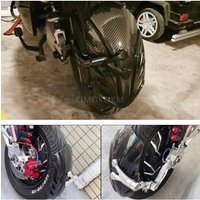 AliExpress NONE Motorcycle and Bike Adjustable Universal Imitation Carbon Fiber Aluminium Alloy Rear Wheel Fender Mudguard Extender Accessories