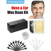 50g Safe Beeswax Nose Wax Beans Kit Painless Nose Hair Remover 2026 Portable Nose Wax Stick Applicator Daily Beauty Accessories