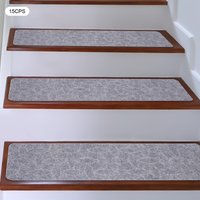 15pcs Non Slip Carpet Stair Treads 8" X 30" Indoor Outdoor Non Skid Tape