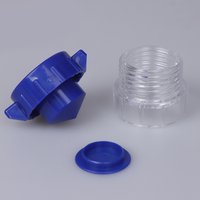 1Pcs Blue Specially Medicine Cutter Crusher Tablet Grinder&Storage Box Crush Grinder