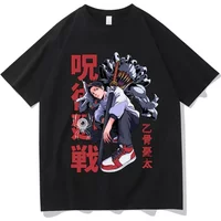 Jujutsu Kaisen Yuta Okkotsu Printed T-shirt Men's Clothing and Women's Clothing T-shirt Parent-child 2026 Summer New T Shirt