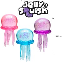 New Jellyfish Squeezing Music with Flow Pattern Ice Blocks for Stress Relief, Maltose Jellyfish Stress Relief Toy, Squeezing Mus