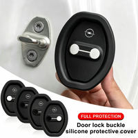 Car Door Lock Buckle Protector Cover Buffer Anti-Rust For Opel Corsa Astra Mokka Grandland X Insignia Zafira Vivaro Combo
