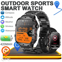 New GPS Watch Sport Smart Watch Men Women Android Blood Pressure Oxygen Fitness Outdoor Watches Waterproof Military SmartWatch