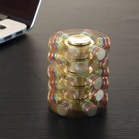 Unique Fingertip Gyro Spinner Cool Stuff Gadgets EDC Metal Fidget Toys For Anxiety And Stress Relief For Adults