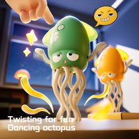 Electric Dancing Octopus Toy Animal Figurine Moving Walking Collectible for Kids And Collectors