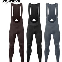 YKYWBIKE Herren Radsport-Trägerhose Lang Frühling Herbst Lange Radsport-Hose Trägerhose Rennrad-Hose Trägerhose Tights Radsport-Trägerhose