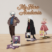 My Hero Academia 2026 American Retro Style New Drawn Illustration15CM Acrylic Stand keychain Anime Stand Izuku Midoriya Katsuki